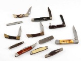 VINTAGE CASE POCKET FOLDING KNIFE LOT OF 12