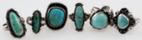 OLD PAWN STERLING NATIVE SOUTHWESTERN RING LOT