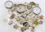 ANTIQUE AND VINTAGE WATCH MOVEMENTS & PARTS