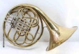 ANTIQUE FRENCH HORN BRASS NEEDS WORK