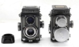 LOT OF TWO VINTAGE YASHICA 44 CAMERAS