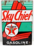 1947 DATED TEXACO PORCELAIN SKYCHIEF 18X12