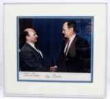 SIGNED PHOTOGRAPH GEORGE BUSH SR. AUTOGRAPH