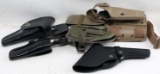 LEATHER & TACTICAL PISTOL & REVOLVER HOLSTER LOT