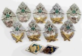 MODERN UKRAINIAN MILITARY BADGE LOT OF ELEVEN