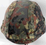 PASGT US ARMY HELMET WITH FLECKTARN CAMO