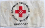 WWII GERMAN THIRD REICH DRK RED CROSS ARM BAND