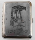 WWII GERMAN THIRD REICH WAFFEN SS CIGARETTE CASE