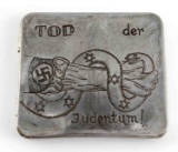 WWII HOLOCAUST PERIOD GERMAN TIN CIGARETTE CASE