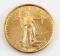 1993 1/10 AMERICAN GOLD EAGLE BU COIN 999 FINE