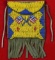 NATIVE AMERICAN BEADED FLAG TOBACCO POUCH