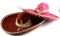 LOT OF 2 MEXICAN SOMBREROS PARTY AND VINTAGE