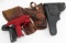 WWII BULGARIAN 1911 LEATHER HOLSTER LOT OF FOUR
