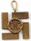 WWII THIRD REICH GOLD SS LONG SERVICE MEDAL