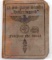 WWII GERMAN WAFFEN SS PANZER AUSWEIS ID CARD