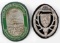 LOT OF 2 WWII GERMAN HUNTING SOCIETY SHIELDS