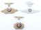 LOT OF 6 WWII GERMAN THIRD REICH HAT BADGES