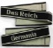 2 WWII GERMAN WAFFEN SS DIVISION CUFF TITLE LOT