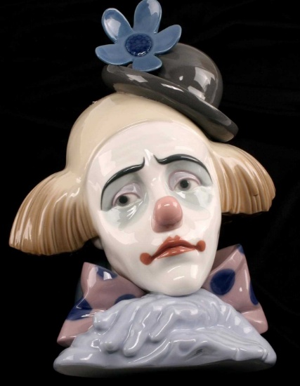 ORIGINAL LLADRO CLOWN HEAD MADE IN SPAIN 5130