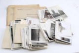 VINTAGE POSTCARD DOCUMENT AND FOREIGN PHOTO LOT