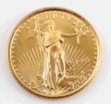 1993 1/10 AMERICAN GOLD EAGLE BU COIN 999 FINE