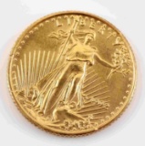 1992 1/10 AMERICAN GOLD EAGLE BU COIN