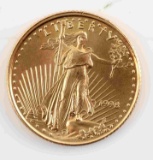 1998 1 / 10 OZ  GOLD AMERICAN EAGLE BU COIN