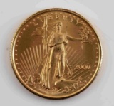 2000 1 / 10 OZ GOLD AMERICAN EAGLE BU COIN