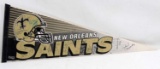 1995 NEW ORLEANS SAINTS TEAM SIGNED PENNANT