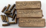 LOT OF VINTAGE 38 CALIBER REVOLVER 74 ROUNDS AMMO