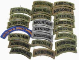 US ARMY AIRBORNE MULTI CONFLICT ARCH PATCH LOT