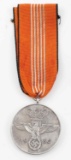 1936 THIRD REICH OLYMPIC MEDAL 1ST ISSUE RIBBON