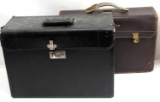 US ARMY WP 972 LEATHER BRIEFCASE LOT OF 2