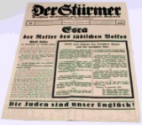 WWII GERMAN DER STURMER ANTI SEMETIC NEWSPAPER