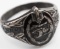 WWII GERMAN SS ARMY HEER TANK OFFICERS FINGER RING