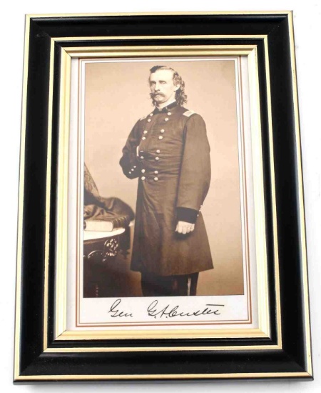 UNITED STATES ARMY GENERAL GEORGE A CUSTER PHOTO