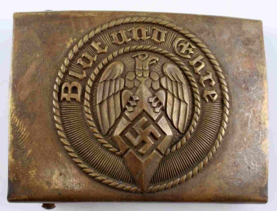 GERMAN WWII NAVAL KRIEGSMARINE HITLER YOUTH BUCKLE