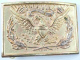 US INDIAN WARS ARMY OFFICERS BELT BUCKLE PLATE