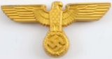 WWII GERMAN NSDAP POLITICAL LEADER VISOR CAP EAGLE