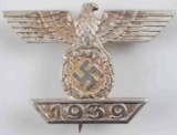 WWII GERMAN SS 1ST CLASS CLASP TO THE IRON CROSS