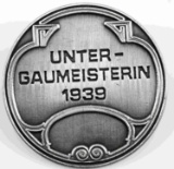 GERMA N WWII UNTER GAUMEISTERIN 1939 BADGE