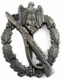 GERMAN WWII ARMY SILVER INFANTRY ASSAULT BADGE