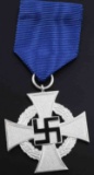 WWII GERMAN NSDAP 25 YEAR FAITHFUL SERVICE CROSS