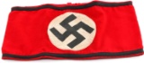 WWII GERMAN WAFFEN SS SWASTIKA OFFICERS ARM BAND