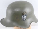 WWII GERMAN ARMY M18 DBL DECAL TRANSITIONAL HELMET