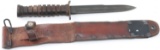 WWII US ARMY CAMILLUS M3 COMBAT FIGHTING KNIFE