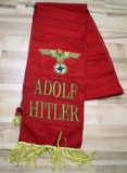 GERMAN WWII ADOLF HITLER MILITARY FUNERAL SASH