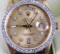 18KT DIAMOND ROLEX OYSTER PERPETUAL DAY DATE MENS WATCH