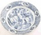 CHINESE YUAN DYNASTY BLUE AND WHITE ANTIQUE PLATE