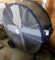 LARGE ROUND METAL BOX FAN GOOD USED CONDITION